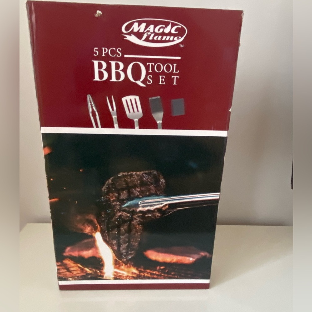 Magic Flame 18” BBQ Grill Tool Set for outdoor , camping Grilling
